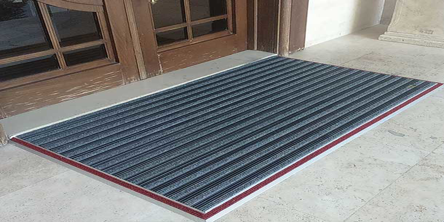 پادری آلومینیومی دو سانتی لاستیک و موکت ـ کد: 350 