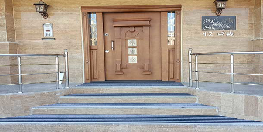 پادری آلومینیومی دو سانتی لاستیک و موکت ـ کد: 350 