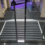 پادری آلومینیومی  یک سانتی لاستیک و موکت ـ کد: 450 