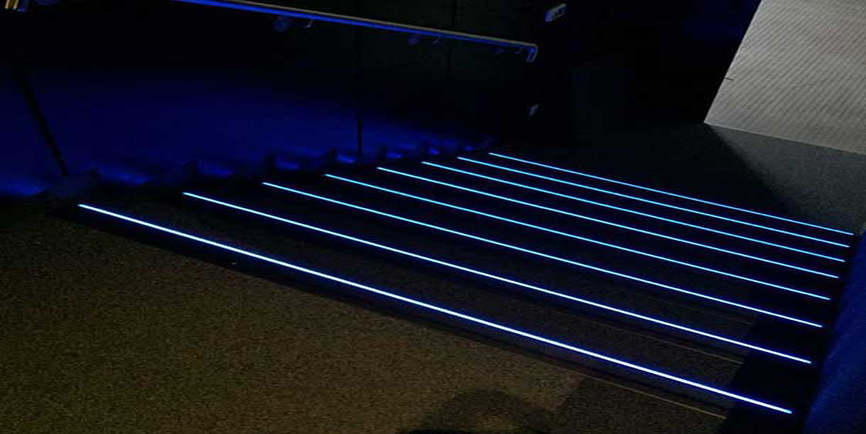 ترمز  پله  LED دار دوبل 